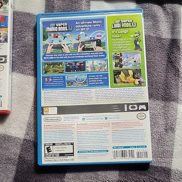 Nintendo Wii U Game Bundle Mario Mariokart DC Injustice Nintendoland Donkey Kong